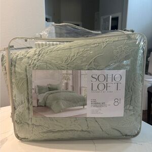 Green King Bedding Set